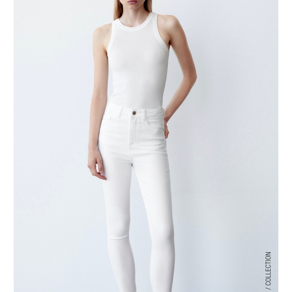 Skinny high waisted jeans from Zara